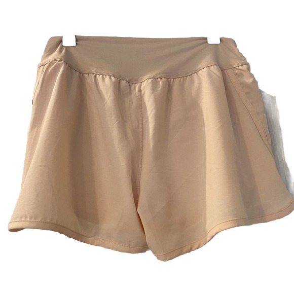 New Gianni Bini Pink Run Athletic Short Stretch Bike Liner Vuori Lululemon Sz XL - Picture 3 of 5